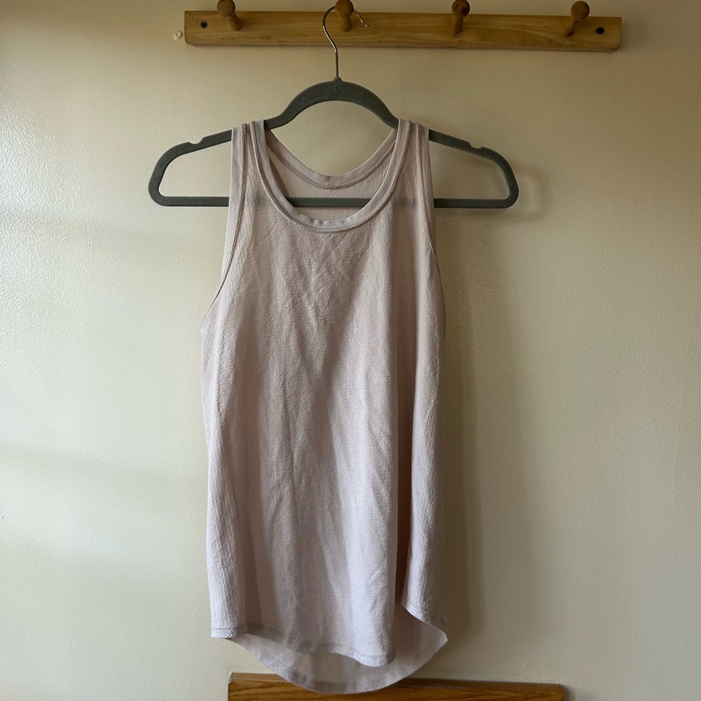 Lululemon Athletica Light Pink Tank Top